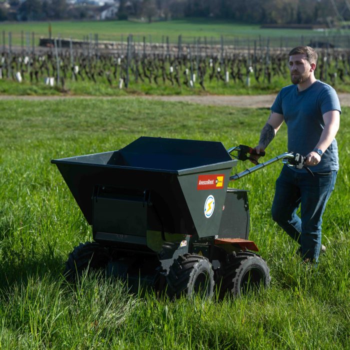 Dumper gommato 250Lt / 0,5T – E-power - Noleggio